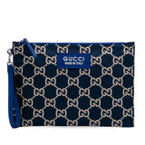 GG Canvas Ripstop Pouch Blue - Lab Luxury Resale