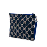 GG Canvas Ripstop Pouch Blue - Lab Luxury Resale