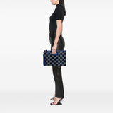 GG Canvas Ripstop Pouch Blue - Lab Luxury Resale