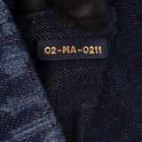 Printed Denim Flowers 30 Montaigne Flap Blue - Lab Luxury Resale
