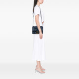 Dior Printed Denim Flowers 30 Montaigne Flap