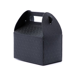 Monogram Leather Take Away Box Handbag Black - Lab Luxury Resale