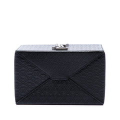 Monogram Leather Take Away Box Handbag Black - Lab Luxury Resale