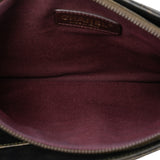 Metallic Lambskin CC Chain Fringe Clutch Black - Lab Luxury Resale