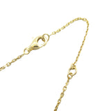 18K Yellow Gold and Onyx Vintage Alhambra Pendant Necklace Gold - Lab Luxury Resale