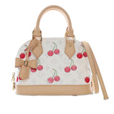 Takashi Murakami Monogram Cherry Alma BB White - Lab Luxury Resale