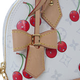 Takashi Murakami Monogram Cherry Alma BB White - Lab Luxury Resale