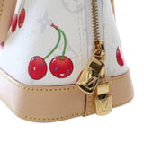 Takashi Murakami Monogram Cherry Alma BB White - Lab Luxury Resale