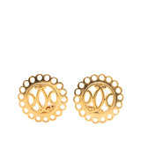 Hermès Gold Plated Bijouterie Fantaisie Clip on Earrings