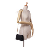 Marni Small Leather Toggle Crossbody Black