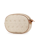 Honeycomb Coated Canvas Crossbody Brown - Lab Luxury Resale