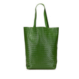 Nappa Intrecciato Tote Green - Lab Luxury Resale