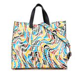 Sarah Coleman Leather Vertigo Shopper Tote White - Lab Luxury Resale