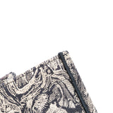 Large Canvas Toile de Jouy Reverse Embroidered Book Tote Blue - Lab Luxury Resale
