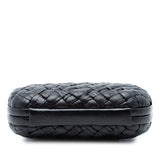 Nappa Intrecciato Knot Clutch Black - Lab Luxury Resale