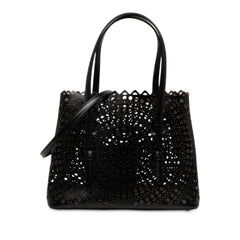 Vienne Calfskin Laser Cut Mina 25 Black - Lab Luxury Resale