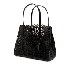 Vienne Calfskin Laser Cut Mina 25 Black - Lab Luxury Resale