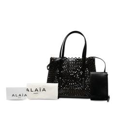 Vienne Calfskin Laser Cut Mina 25 Black - Lab Luxury Resale