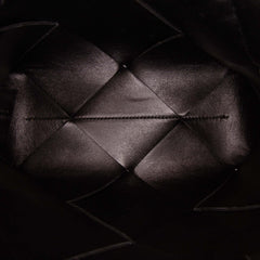 Mini Lambskin Intreccio Cassette Camera Bag Black - Lab Luxury Resale