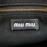 Small Canapa Canvas and leather Logo Satchel Black - Lab Luxury Resale