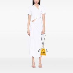 Nappa Logo Neck Phone Pouch Yellow - Lab Luxury Resale