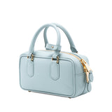 Leather Arcadie Satchel Blue - Lab Luxury Resale