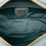 Leather Arcadie Satchel Blue - Lab Luxury Resale