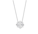 Birks Muse Guilloche Sterling Silver Necklace NIB