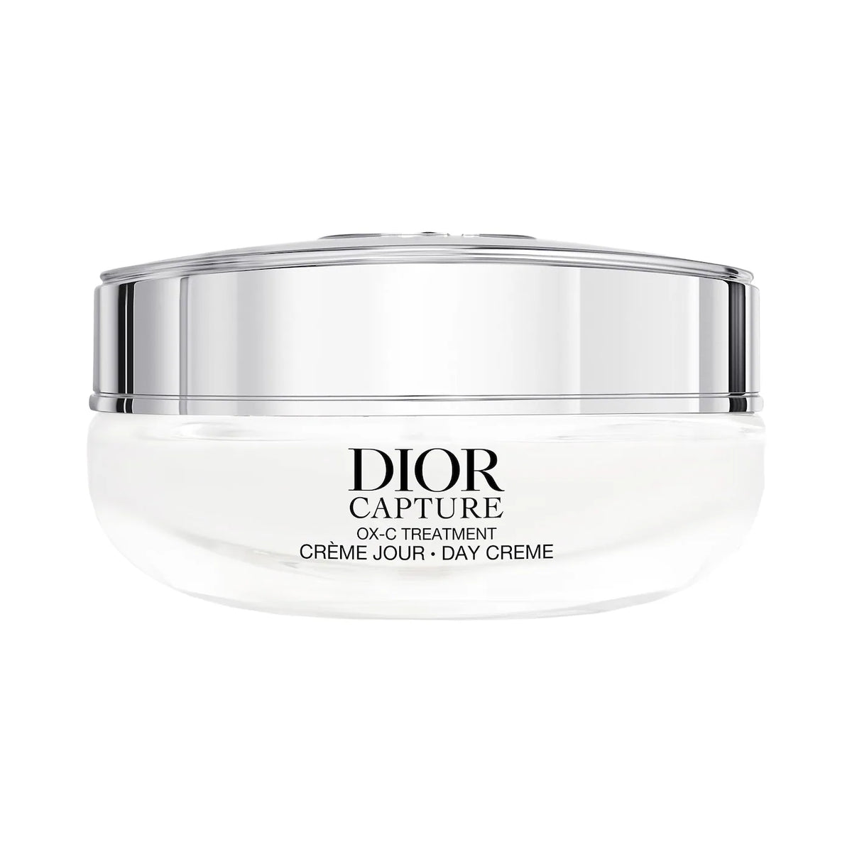 Dior Capture Day Cream 50ml beauty product jar with white lid and label, fresh and luxurious skincare packaging