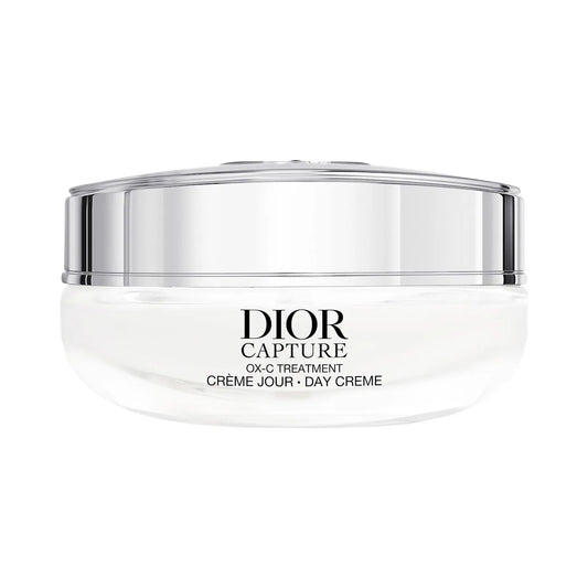 Dior Capture Day Cream 50ml beauty product jar with white lid and label, fresh and luxurious skincare packaging