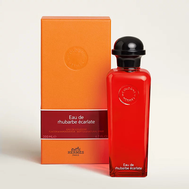 HERMÈS  Eau de rhubarbe écarlate Eau de Cologne 200ml NIB