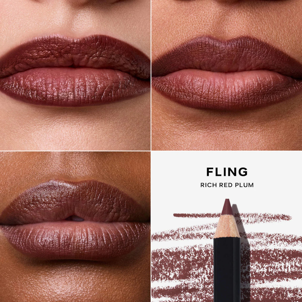 Saie Lip Liner 101: Creamy & Nourishing Lip Pencil (Many Shades)