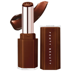 Fenty Beauty Gloss Bomb Stix high-shine gloss stick in various shades, featuring smooth, glossy lip color with a sleek applicator