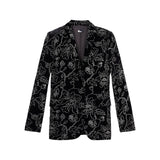 The Kooples Black velvet 2pc Suit NWT