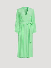 Dries Van Noten Dooley dress in size 36, featuring a stylish design, displayed on a hanger against a neutral background.