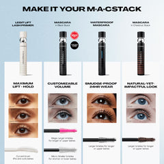 M·A·CStack Superstack Micro Brush Mascara Black 12ml NIB