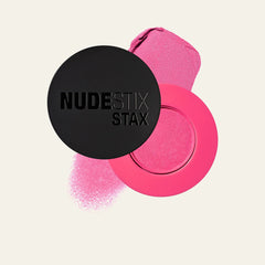 NUDESTIX STAX All Over Color Blush Balm in magenta matte shade, new in box, featuring creamy, blendable blush and highlighter sticks.