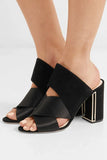 Nicholas Kirkwood Nini Black Mules Size 38 - LAB