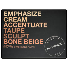 MAC Cosmetics  Studio Fix Sculpt and Shape Sheer Contour and Highlight Palette with Sheer Buildable Coverage NIB