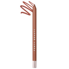 Fenty Beauty Trace'd Out longwear waterproof lip liner pencil in various shades, unopened, with a sleek black design.