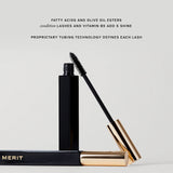 MERIT Clean Lash Lengthening Tubing Mascara - Perfect Black NIB