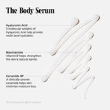 Nécessaire  The Body Serum - With Hyaluronic Acid, Niacinamide + Ceramide 150ml NIB - LAB