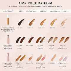 Fenty Beauty Match Stix Matte Contour Skinstick in Espresso, new and unopened, with black packaging and product label visible.