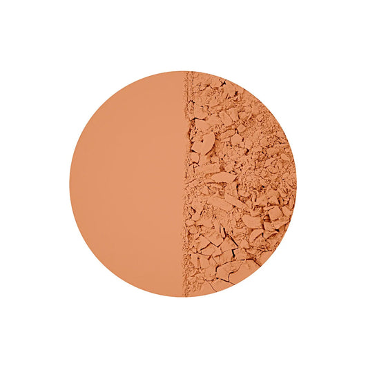Charlotte Tilbury Airbrush Flawless Finish Setting Powder in 3 Tan, new in box, with a sleek compact and smooth powder surface.