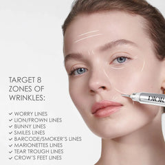 Dior Capture Totale Hyalushot wrinkle corrector with hyaluronic acid in 15ml bottle, new in box, for youthful skin.