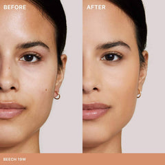 Ilia Skin Rewind Blurring Foundation and Concealer Complexion Stick in various shades, new, with the product packaging visible.
