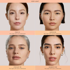 Ilia Skin Rewind Blurring Foundation and Concealer Complexion Stick in various shades, NIB, displayed with close-up of product packaging