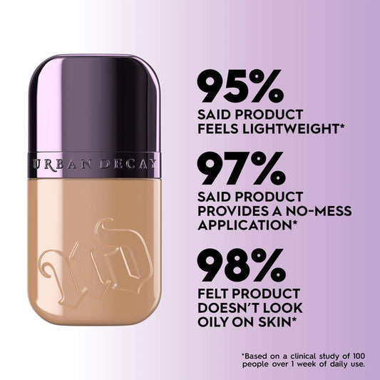 Urban Decay Face Bond Self-Setting Waterproof Foundation in 8 Fair Warm, new in box, with a smooth, even application.