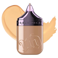 Urban Decay Face Bond Self-Setting Waterproof Foundation in 8 Fair Warm, new in box, with smooth liquid texture visible in the image.