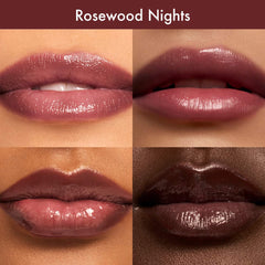Summer Fridays Dream Lip Oil in multiple shades, a beauty product with glossy, hydrated lips in a close-up shot.